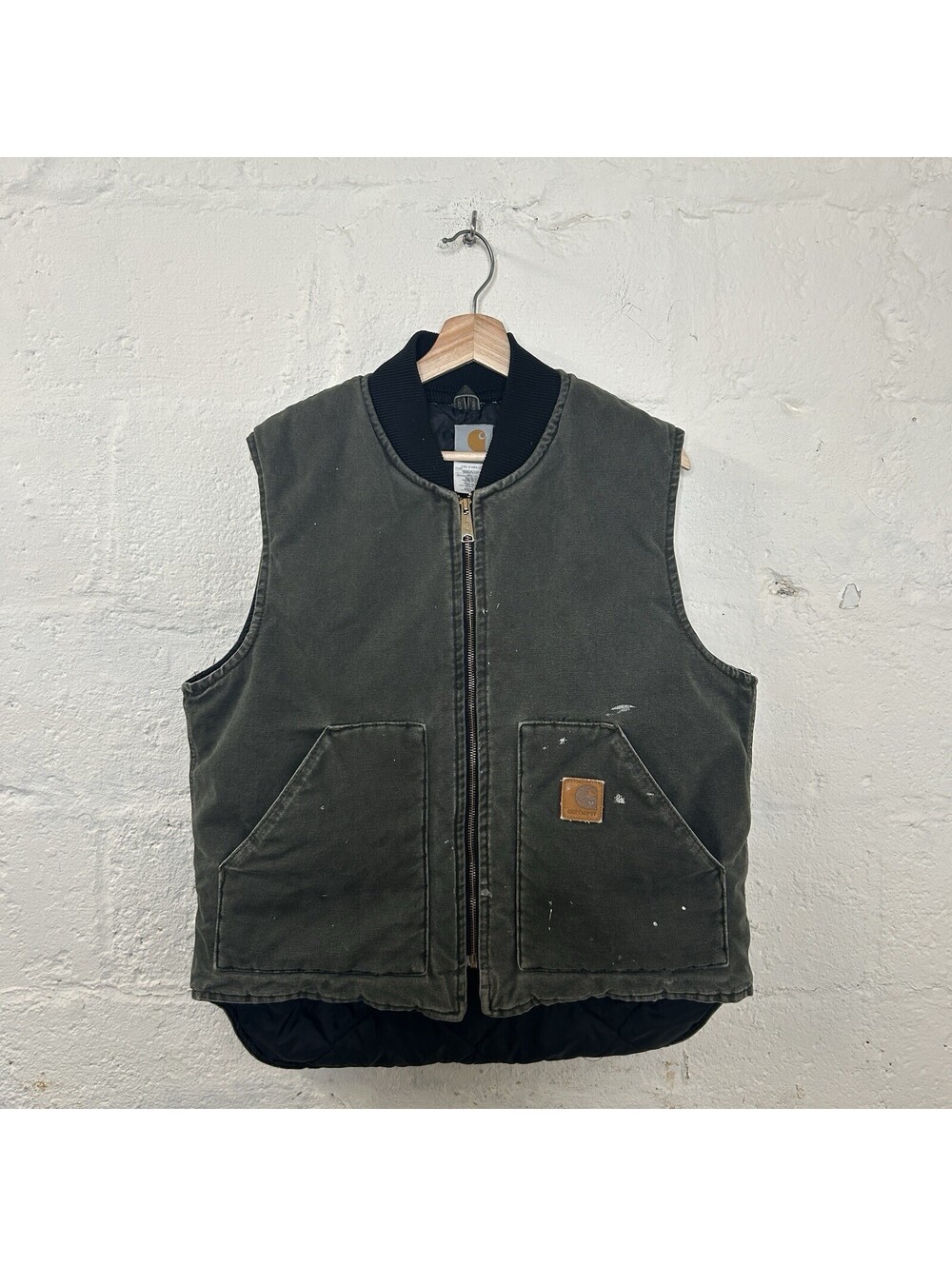 Vintage Carhartt Quilted Artic Vest “Moss Green” V02 MOS